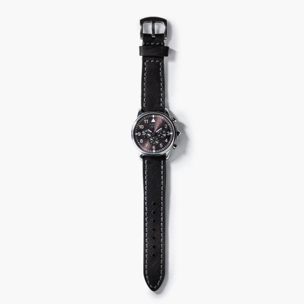 Çift Kat Deri Saat Kayışı – Asfalt Arka Yüz — El Yapımı Hakiki Deri | Deri Kordon